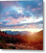 White Mountains Sunrise 4250 Metal Print