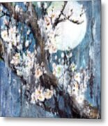 White Plum Metal Print