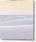 White Serenity Metal Print