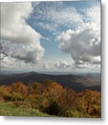 Wide View Of The Blue Ridge Mountains Metal Print