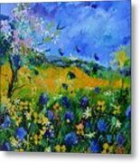 Wild Flowers In Summer Metal Print