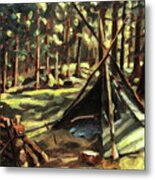 Wilderness Painting N50 Metal Print