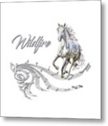 Wildfire Dream Horse Art 1 Metal Print