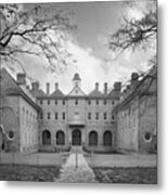 William And Mary Wren Building Courtyard Metal Print