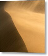 Windy Sand Dune Metal Print