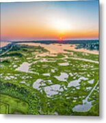 Winnapaug Pond Panoramic View Metal Print