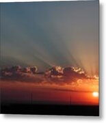 Winslow Sunrise Metal Print