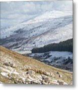 Winter At College Valley, Northumberland Metal Print