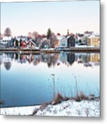 Winter In Portsmouth Metal Print