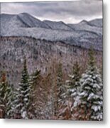 Winter Peaks In New Hampshire Metal Print