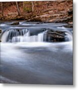 Winter Stream Metal Print