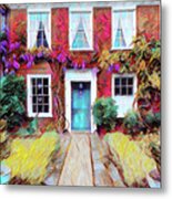 Wisteria Lane Metal Print