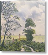 Woldgate From Zig Zag Wood Metal Print