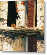 Woman Greece Relic Metal Print