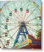 Wonder Ferris Wheel Metal Print