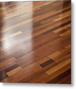 Wooden Floor Metal Print