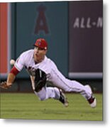 Yoenis Cespedes And Mike Trout Metal Print