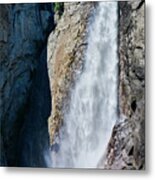 Yosemite Falls Portrait Metal Print