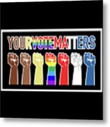 Your Vote Matters Metal Print