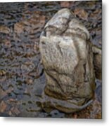 Zen Rock Metal Print