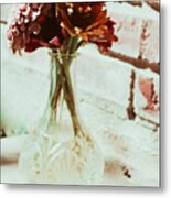 Zinnia Bouquet Metal Print