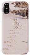 Footprints In The Sand IPhone Case