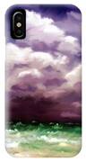 Stormy Ocean Abstract Painting IPhone Case