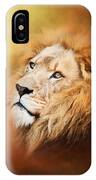 Lion - Pride Of Africa II - Tribute To Cecil IPhone Case