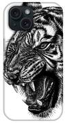 Growling tiger T-Shirt by Loren Dowding - Pixels
