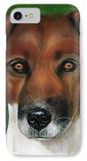 Otis Jack Russell Terrier IPhone Case by Michelle Wrighton