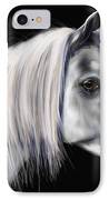 Grey Arabian Mare Painting IPhone Case by Michelle Wrighton