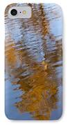 Gold And Blue Reflections IPhone Case by Michelle Wrighton