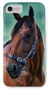 Tommy - Horse Painting IPhone Case by Michelle Wrighton