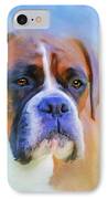 Boxer Blues IPhone Case by Michelle Wrighton