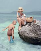Models At A Beach Poster