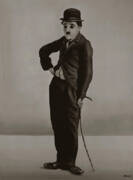 Charlie Chaplin Painting Poster Charlie Chaplin Painting Poster