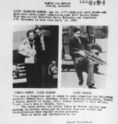 A Wanted Poster For Bonnie And Clyde Photograph by Everett