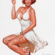 Camel Girl In White Poster