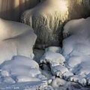 Niagara Falls Frozen Poster