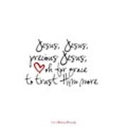 || 'tis So Sweet To Trust In Jesus Poster
