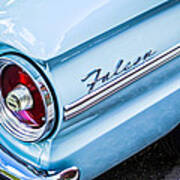 1963 Ford Falcon Futura Convertible Taillight Emblem Poster