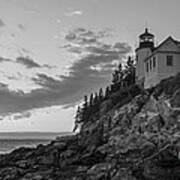 Bass Harbor Head Light Sunset  #1 Poster