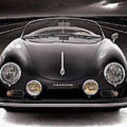Black Porsche Speedster Poster
