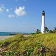 Cape Florida Lighthouse Poster