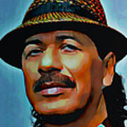 Carlos Santana Poster