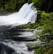 Chile South America Waterfalls At Ojos #1 Poster