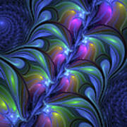 Colorful Fractal #2 Poster