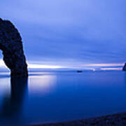 Durdle Door At Dusk #1 Poster