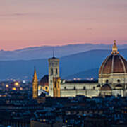 Florence At Sunset #4 Poster
