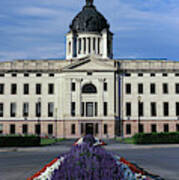 Formal Garden Outside A Government #1 Poster